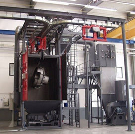 Rust Removal Hanger Shot Blasting Machines Compact Structure For All Wearing Parts