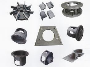 Cr20S High Chrome Shot Blasting Machine Parts / Shot Blasting Turbine Parts