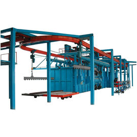 Overhead Chain Hanger Type Shot Blasting Machine High Chrome One Year Warranty