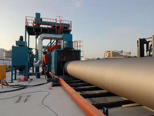 Qg Series Steel Pipe Shot Blasting Machine Rust Cleaning