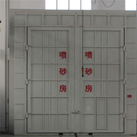High Efficiency Shot Blasting Booth / Painting Room Manually Sandblasting Type
