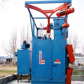 Overhead Rail Hook Shot Blasting Machine High Efficiency For Oil Tank Propane Tank