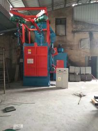 Overhead Rail Hook Shot Blasting Machine High Efficiency For Oil Tank Propane Tank