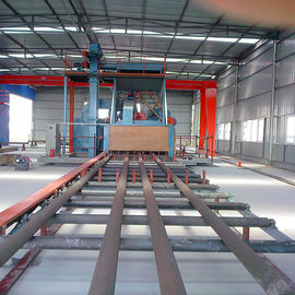 Automatic Steel Shot Blasting Equipment Pipe Cleaning Machine Environmental Friendly