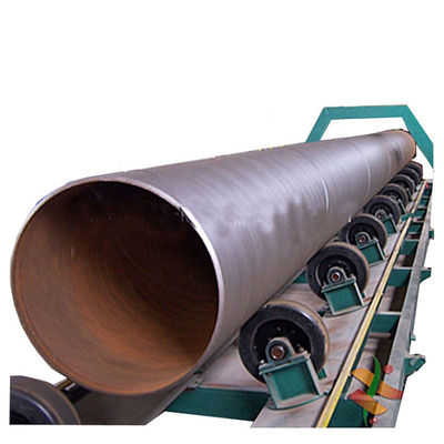 7000m3/H 1.0m/Min Steel Pipe Shot Blasting Machine