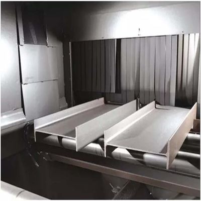 H Beam Rust Remove 1.21 M/S Roller Conveyor Shot Blasting Machine
