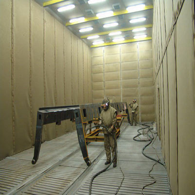 Abrasive Sand Blasting Room Shot Blasting Chamber Abrasive Blasting Cabinet For Sale