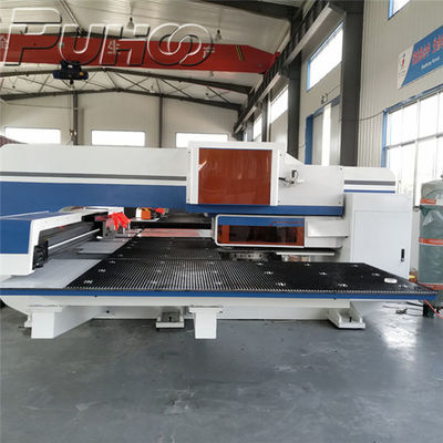 20Kw 30Kn Hole CNC Turret Punching Machine Mechanical Steel And Aluminum Plate
