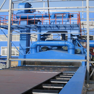 5T Steel Structure H Beam Trolley Type Shot Blasting Machine for Cleaning