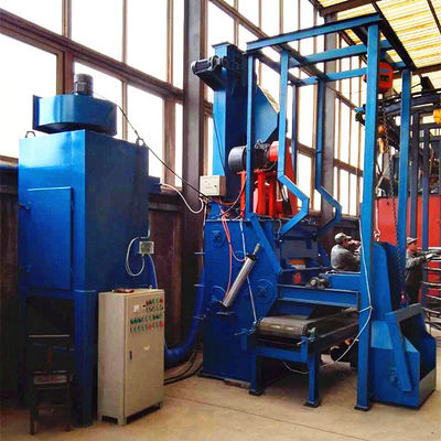 Q3210 Tumble Belt Tracked Type Shot Blasting Machine For Small Workpieces Cleaning