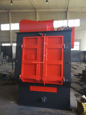 Q3210 Tumble Belt Tracked Type Shot Blasting Machine For Small Workpieces Cleaning