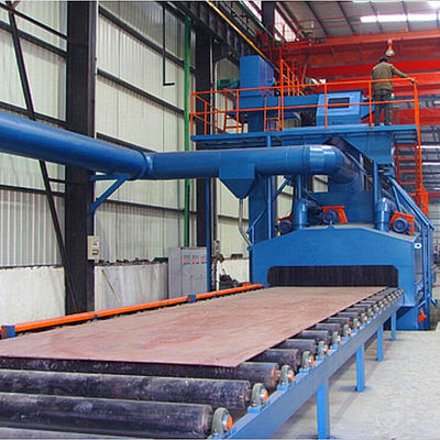 Steel Profiles H Beam Shot Blasting Machine Abrator Surface Cleaning