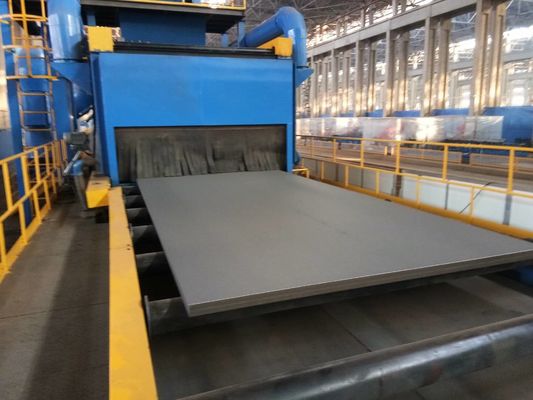 Q69 Series Roller Conveyor Shot Blasting Machine Factory Price For Steel Plate And H Beam